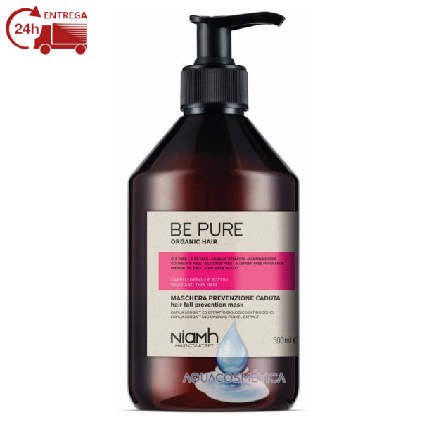 NIAMH BE PURE MÁSCARA ANTI-QUEDA 500 ML