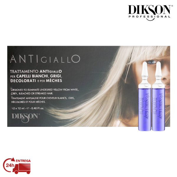 DIKSON AMPOLAS ANTI-AMARELO 12 x 12 ML