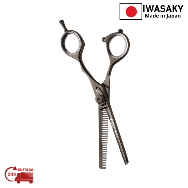 IWASAKY MASTER BLACK SHOGUN TESOURA DESBASTE 5.5