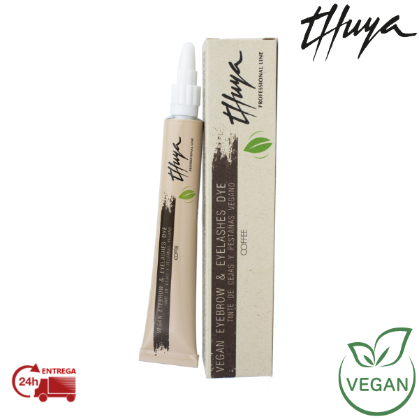 THUYA COLORAÇÃO PESTANAS E SOBRANCELHAS CASTANHO CLARO VEGAN 14 ML