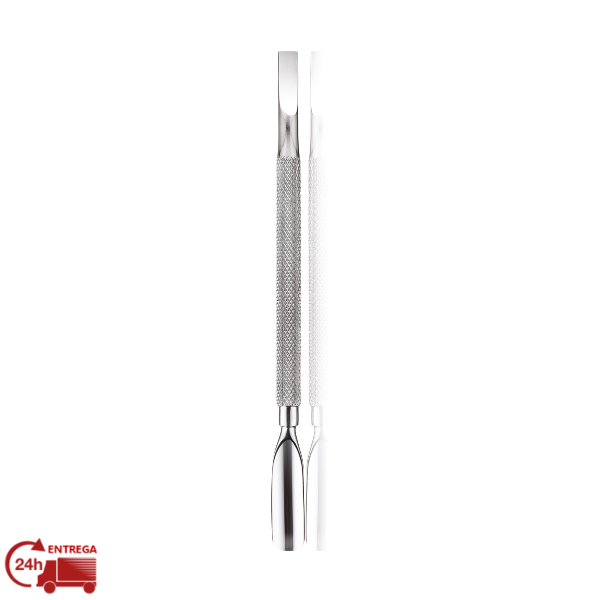 EMPURRA CUTÍCULAS DUPLO CÔNCAVA E PLANA EM AÇO INOX