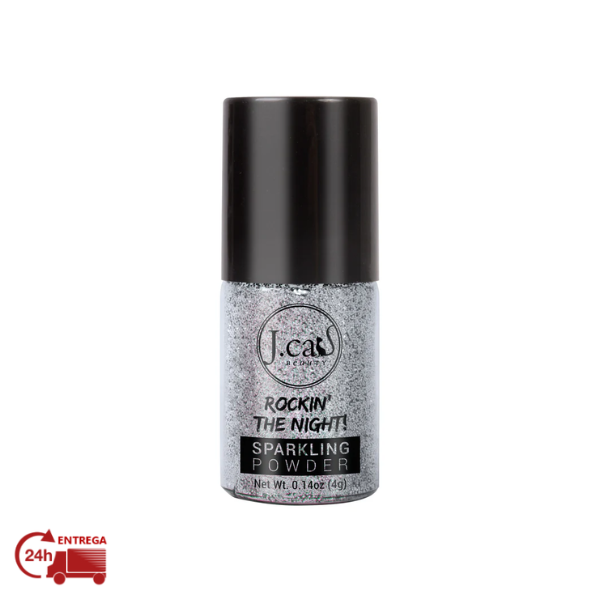 GLITTER ROCKIN' THE NIGHT SPARKLING POWDER COOL SILVER