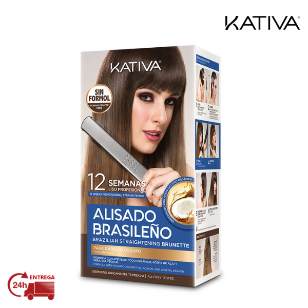 KATIVA KIT ALISAMENTO CABELO ESCURO VEGAN