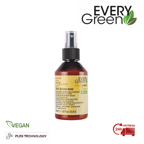 EVERYGREEN CABELOS SECOS MÁSCARA 24 EM 1 150 ML